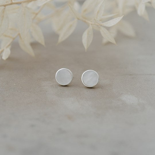 Alluring Studs-mother of pearl