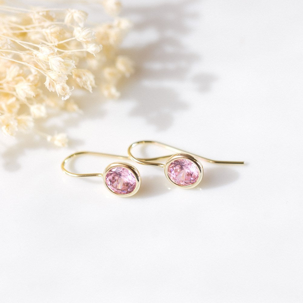 Dazzle Earrings-pink