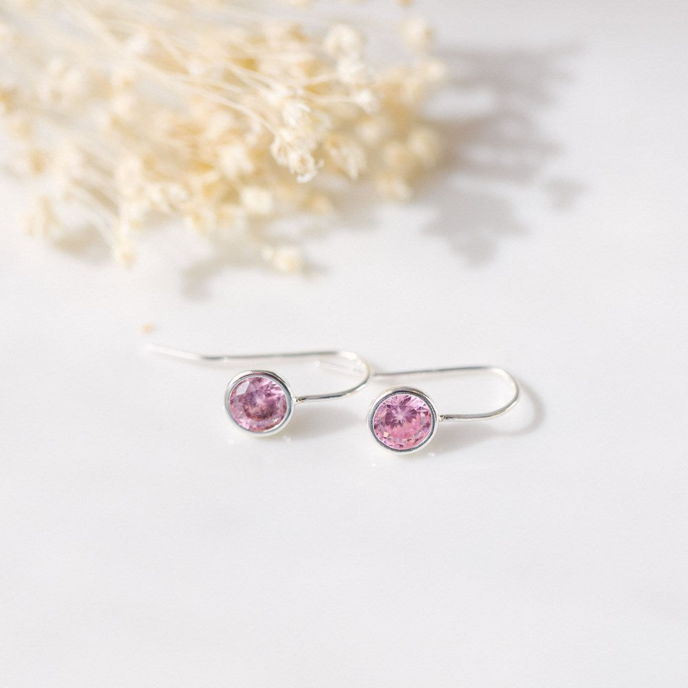 Dazzle Earrings-pink