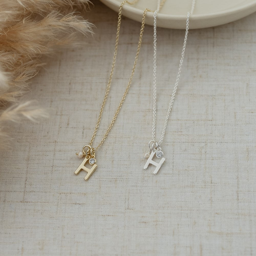 Insignia Necklace-H-gold