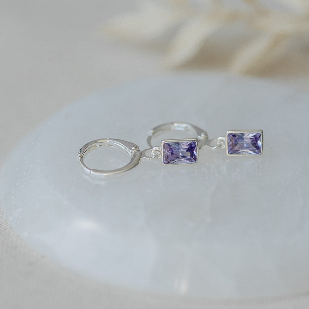 Shine Hoops-purple