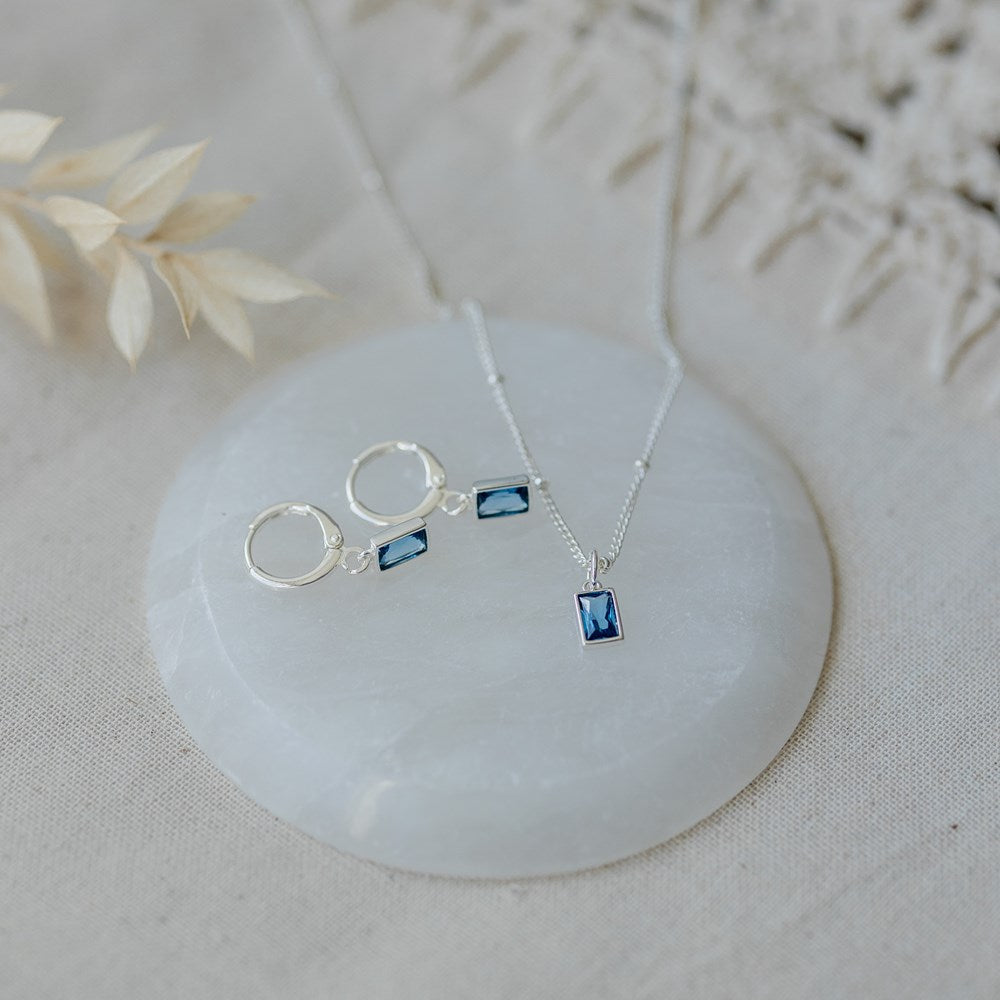 Shine Hoops-sky blue